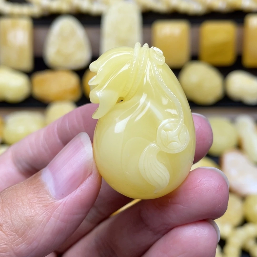 琥珀未镶嵌裸石琥珀蜜蜡