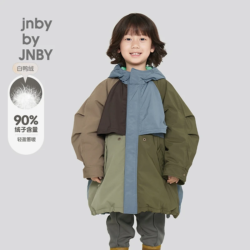 jnbybyJNBY江南布衣童装冬90绒子羽绒服中长款男女童1N0C11650