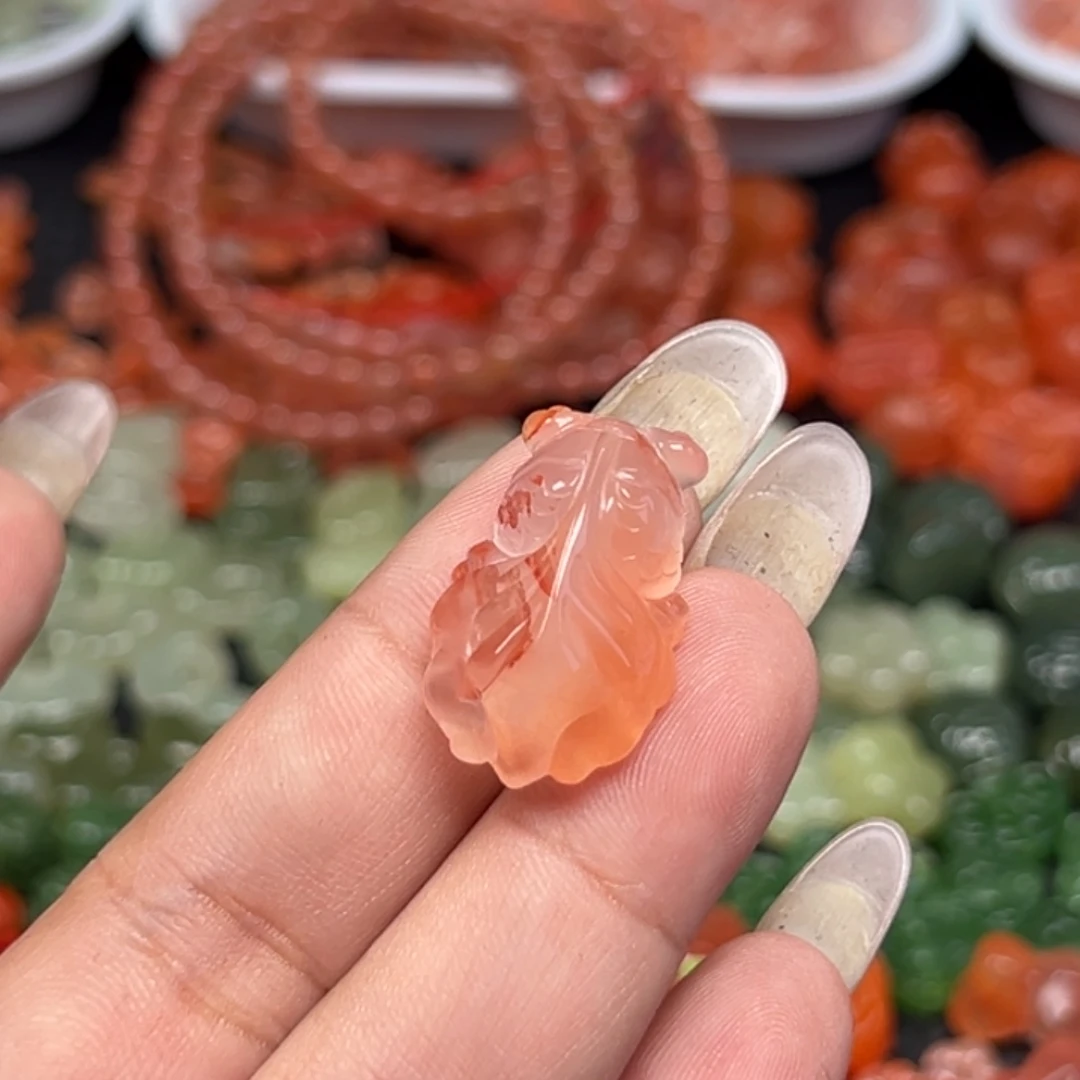 南红玛瑙未镶嵌吊坠(不含链)