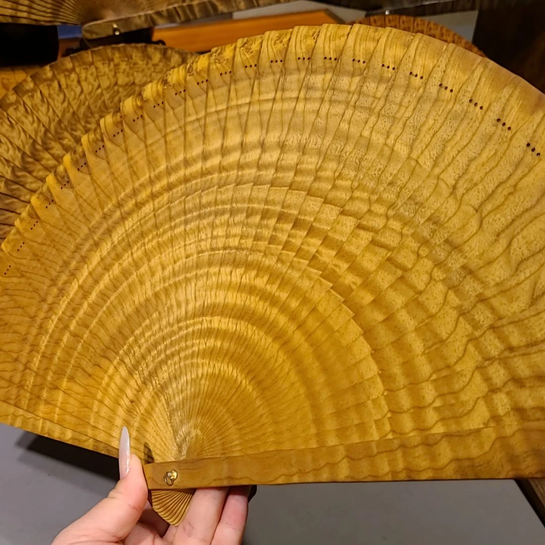 *****扇子26小叶桢楠金丝楠木苏扇