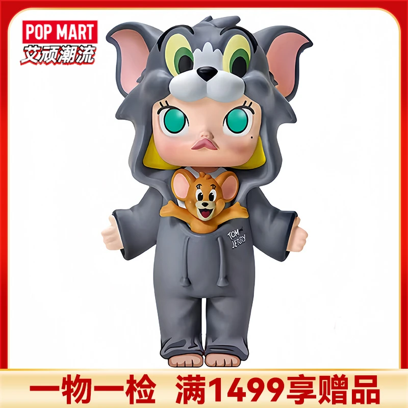 POPMART泡泡玛特MOLLY华纳周年系列盲盒手办茉莉汤姆猫杰利摆件