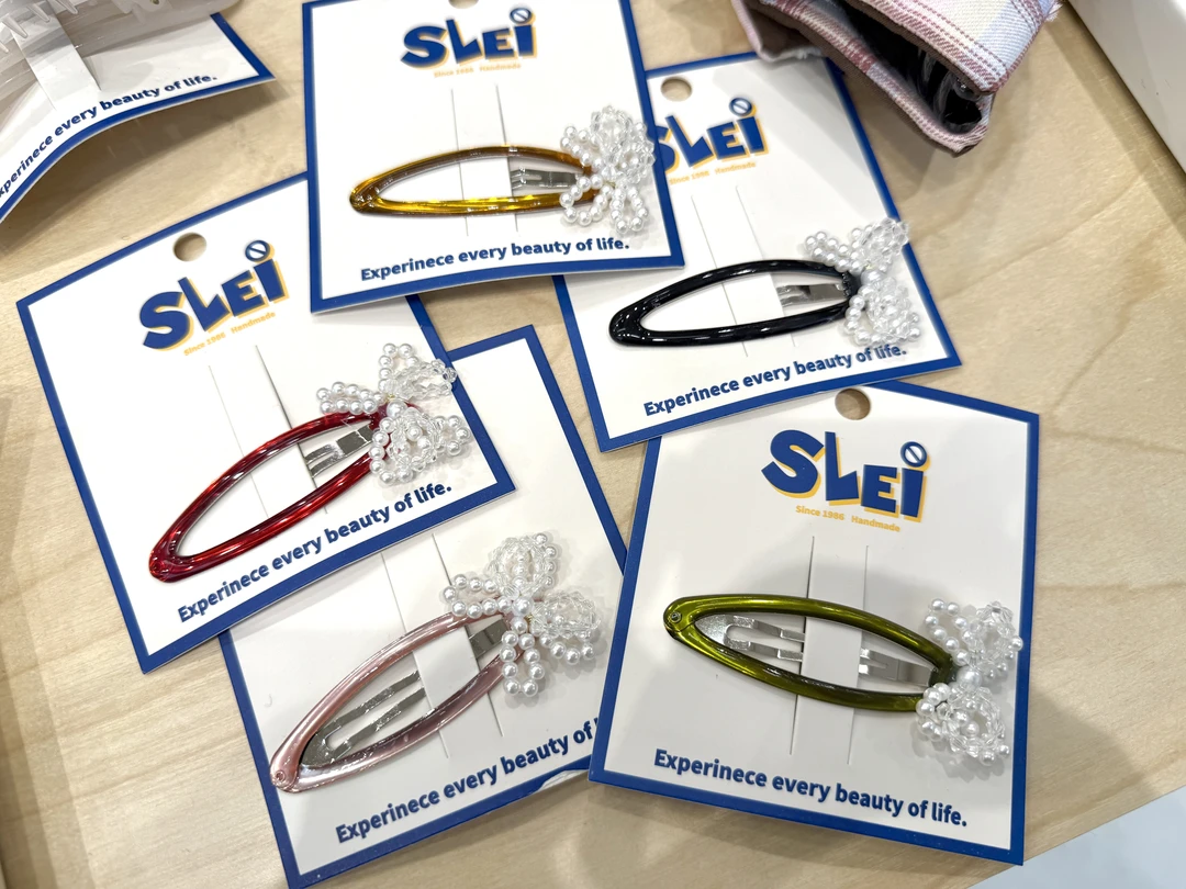 极简风森系成人休闲风发饰女蝴蝶结头饰掰掰夹少女风发夹