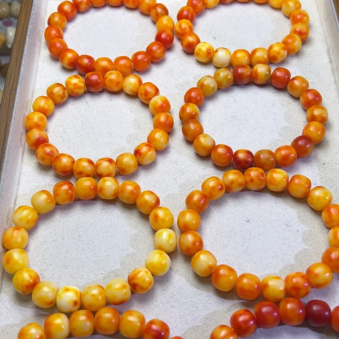 菩提根/象牙果吊坠蜜桔糖卡14