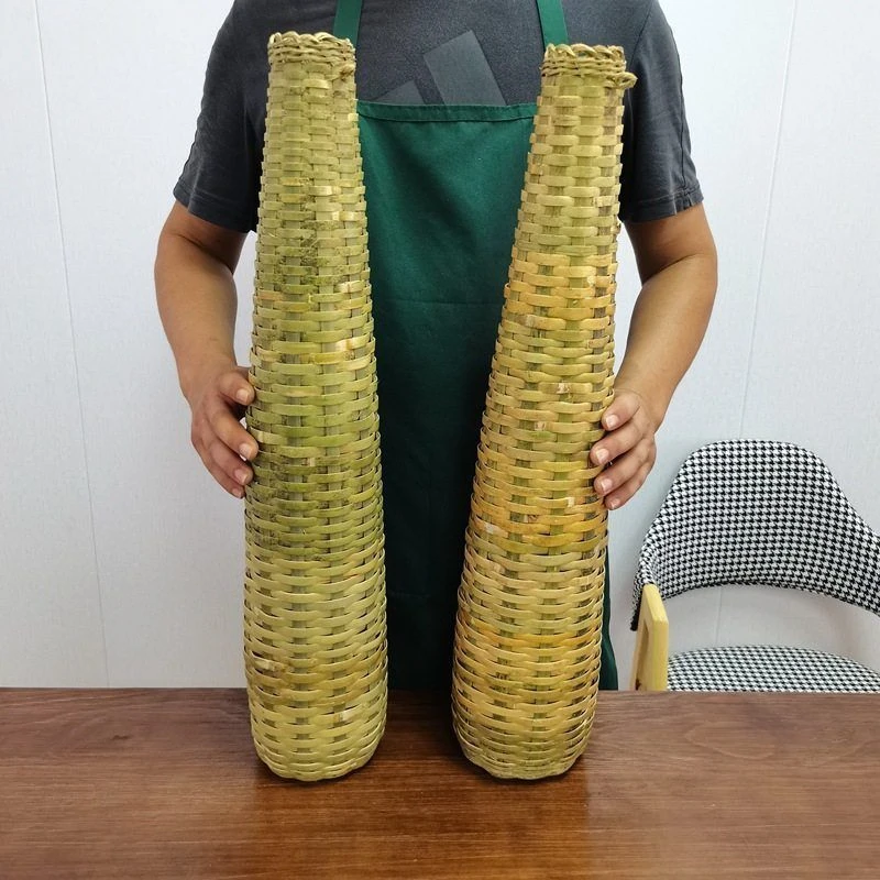 倒编须喇叭竹篾捉鱼筒手工鱼篓长条鱼笼黄鳝竹编渔具渔笼塑