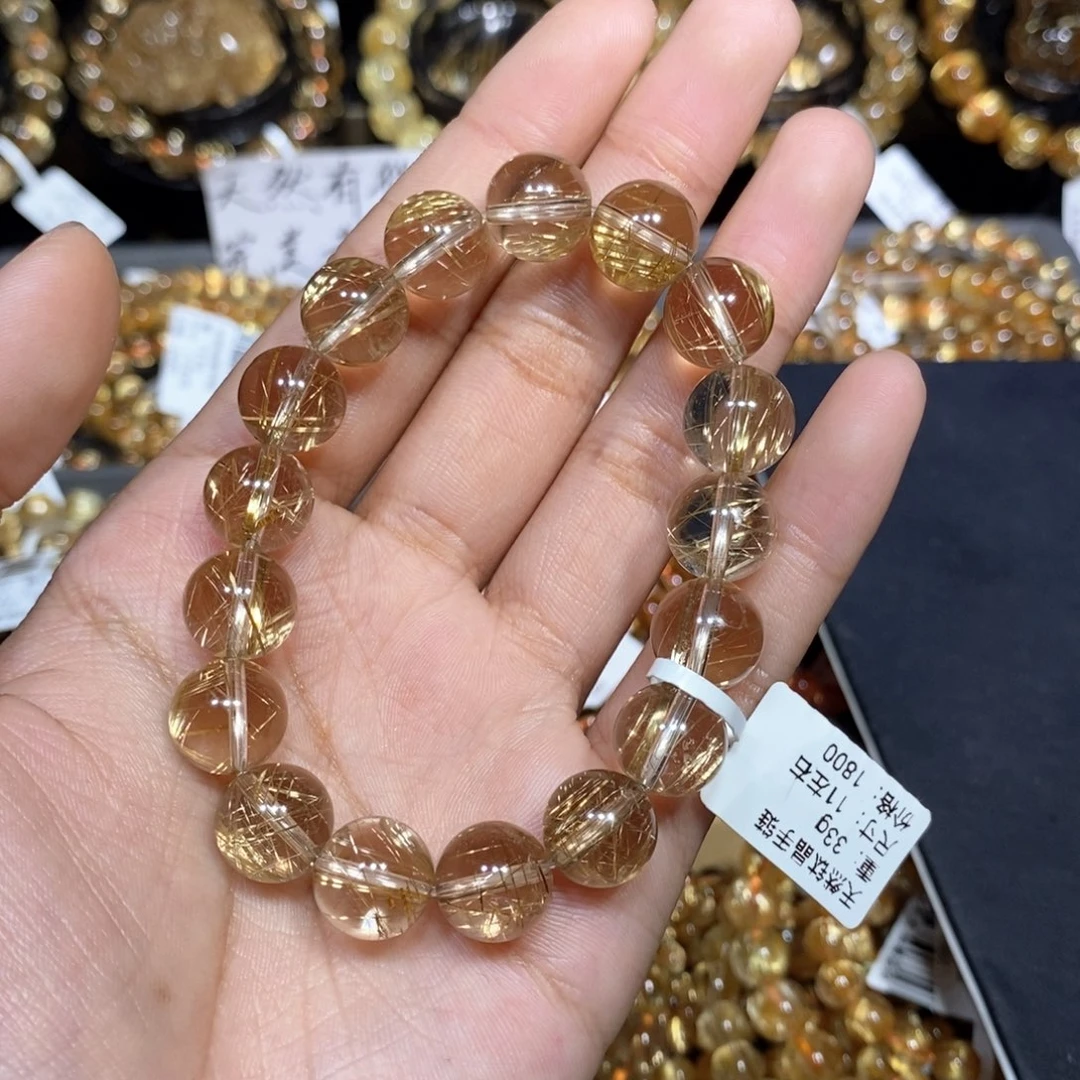 水晶手链未镶嵌半***颠琪