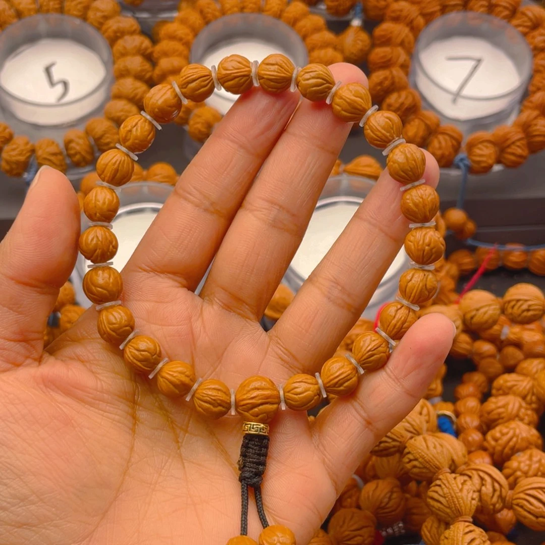 桃核手串善*红红火火过大年啦5