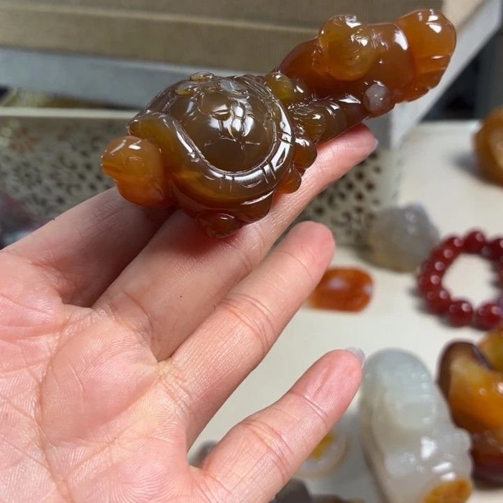 玛瑙/玉髓未镶嵌吊坠(不含链)