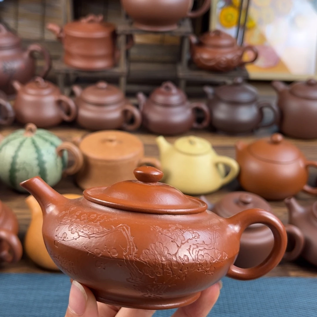 凌***云紫砂茶壶手工制作工艺精湛