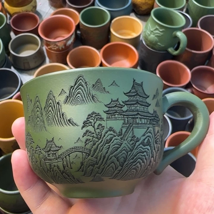 茶杯紫砂全手工紫砂