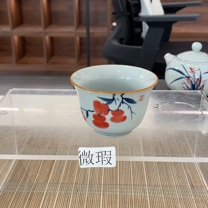 釉下老陶泥手工绘制