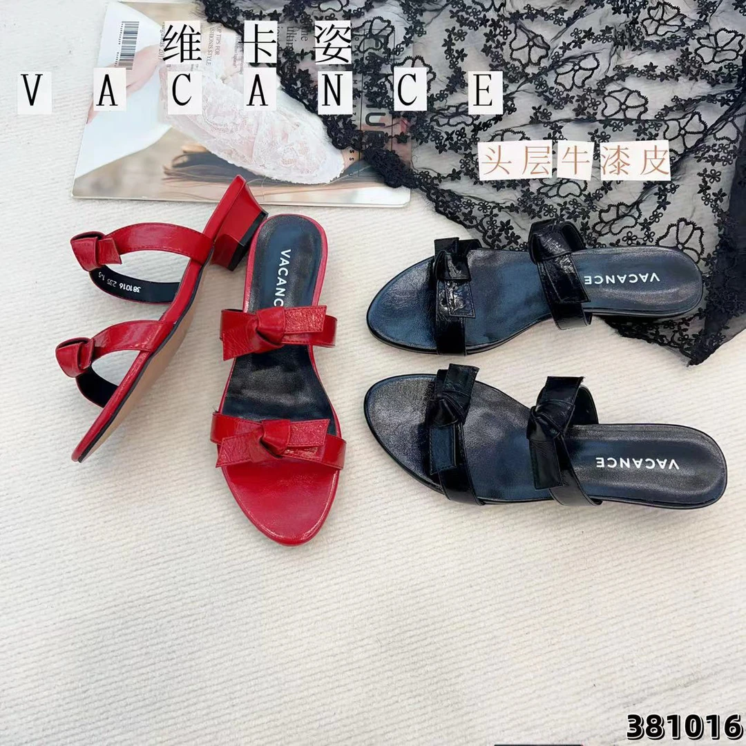 381016新款高品质头层牛皮夏季凉单鞋