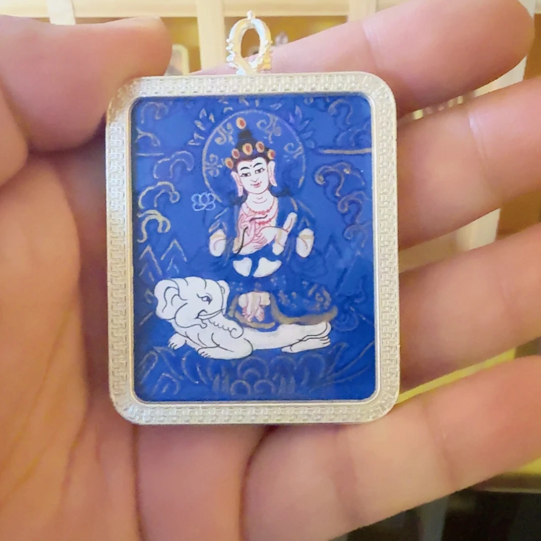 吊坠普贤老师平平安安
