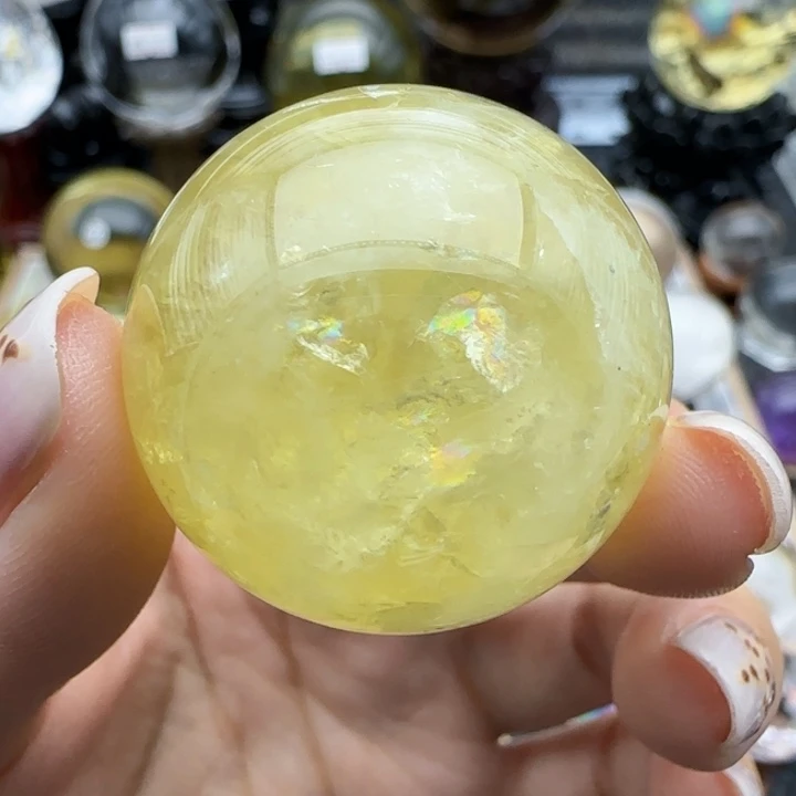 未镶嵌珠宝半成品水晶3.3公分D3