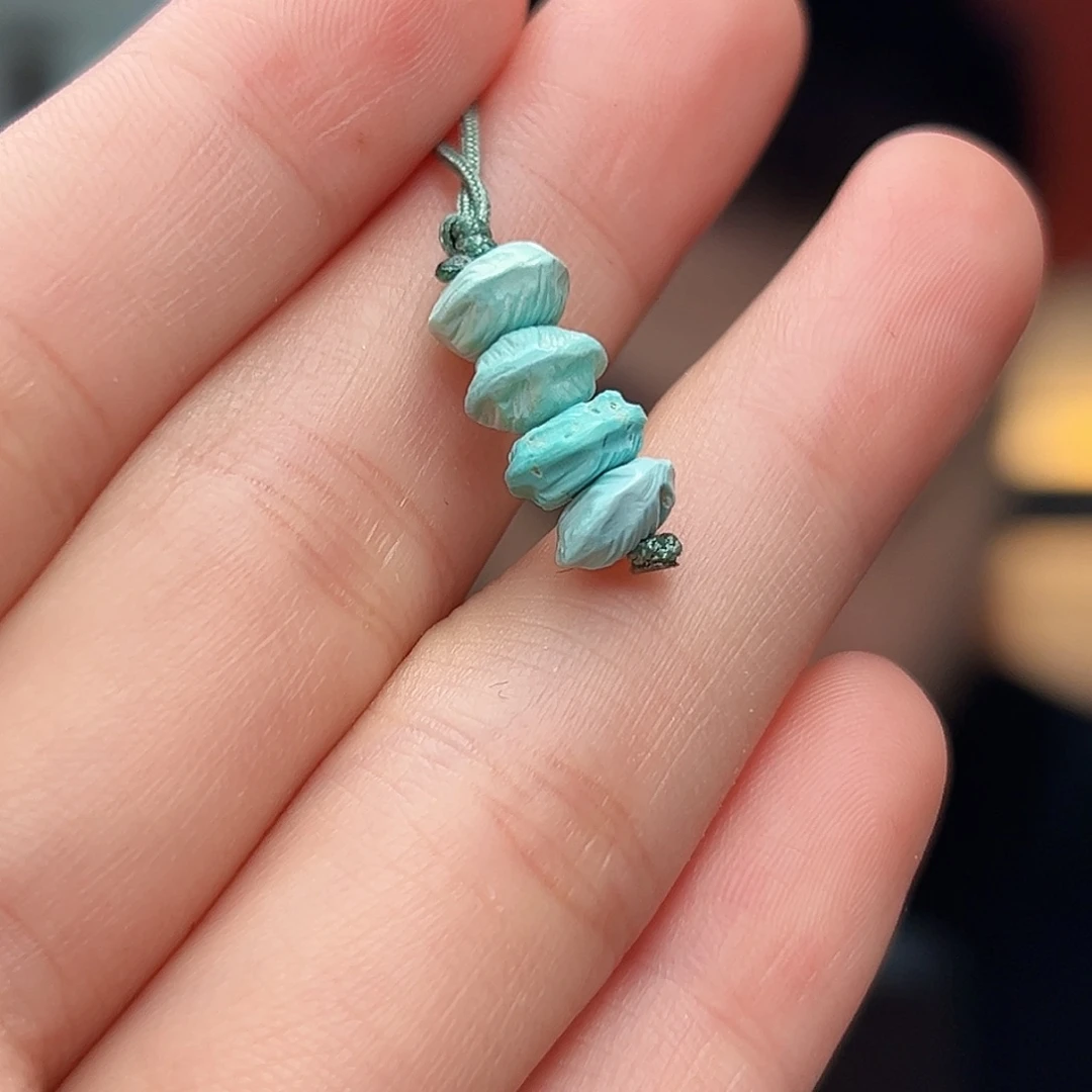 未镶嵌绿松石珠宝半成品
