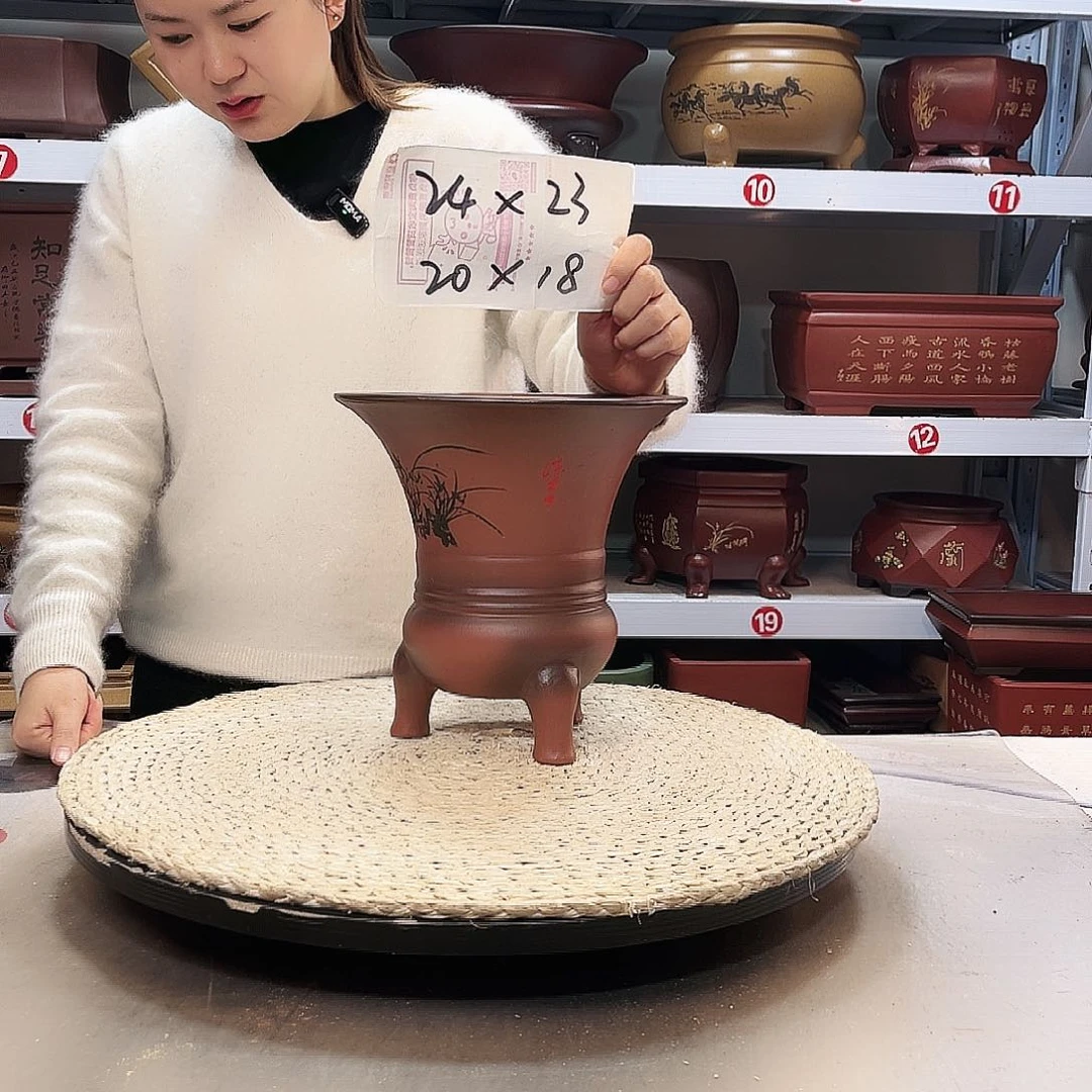 花盆紫砂紫砂花盆