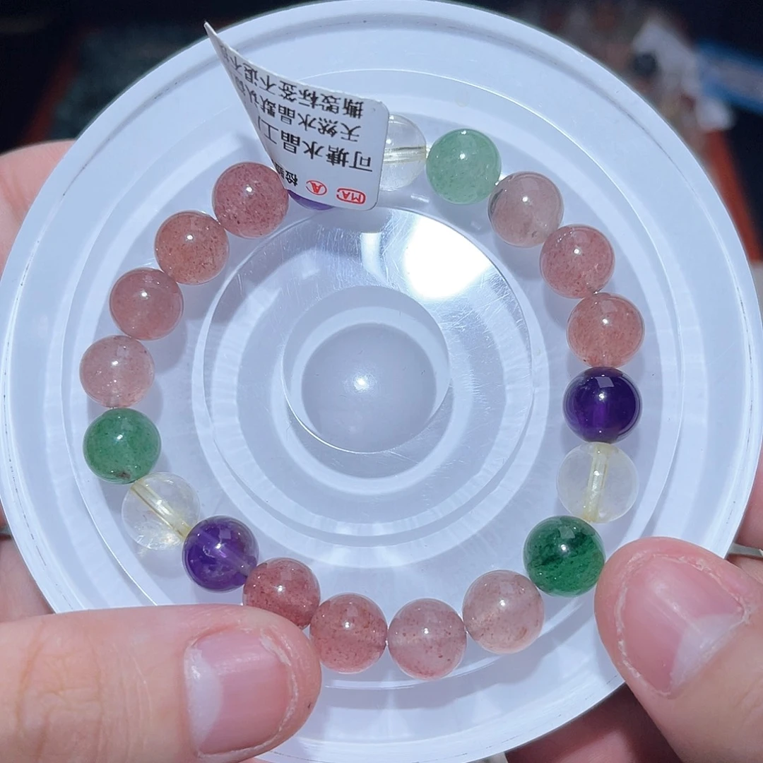 水晶手链未镶嵌248号主图手串  9+