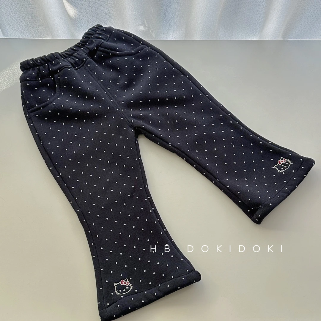 【NO退NO换】5号-2025深秋-锦语棉棉-号码0648-920003-儿童KT喇叭裤