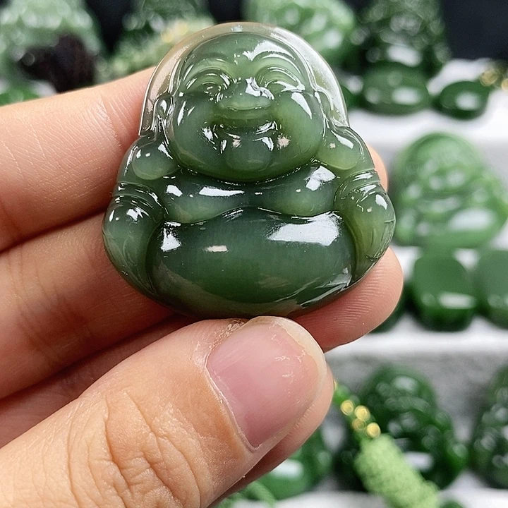 和田玉（碧玉）未镶嵌吊坠(不含链)
