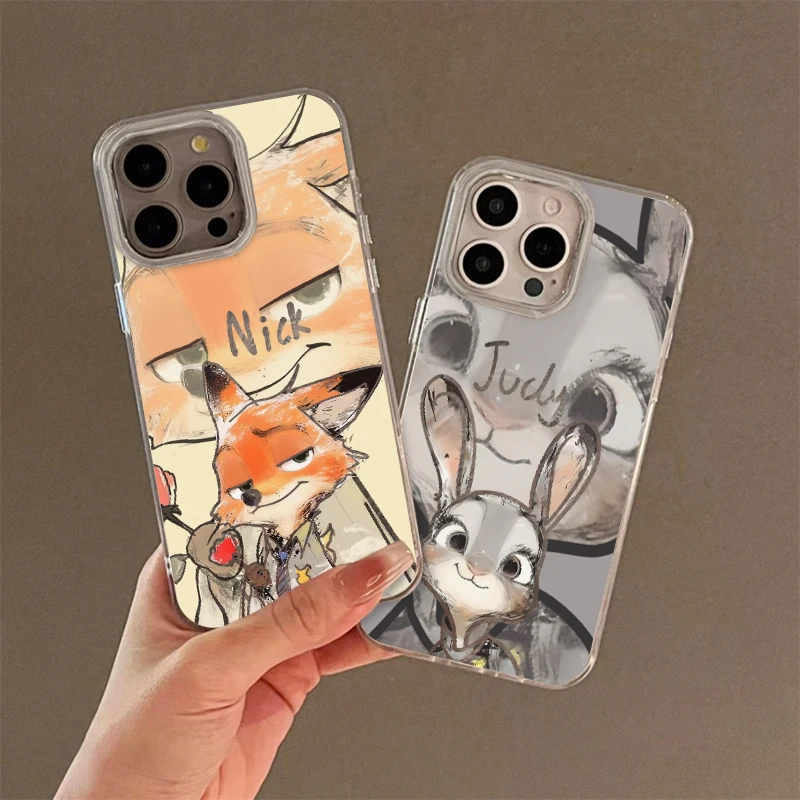 奥菲顿灰底朱迪适用iPhone16冰川苹果15手机壳华为vivo小米oppo套