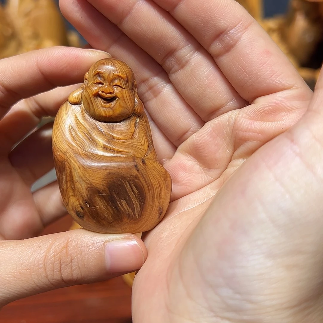 柏木（崖柏）善*崖柏木手把件摆件