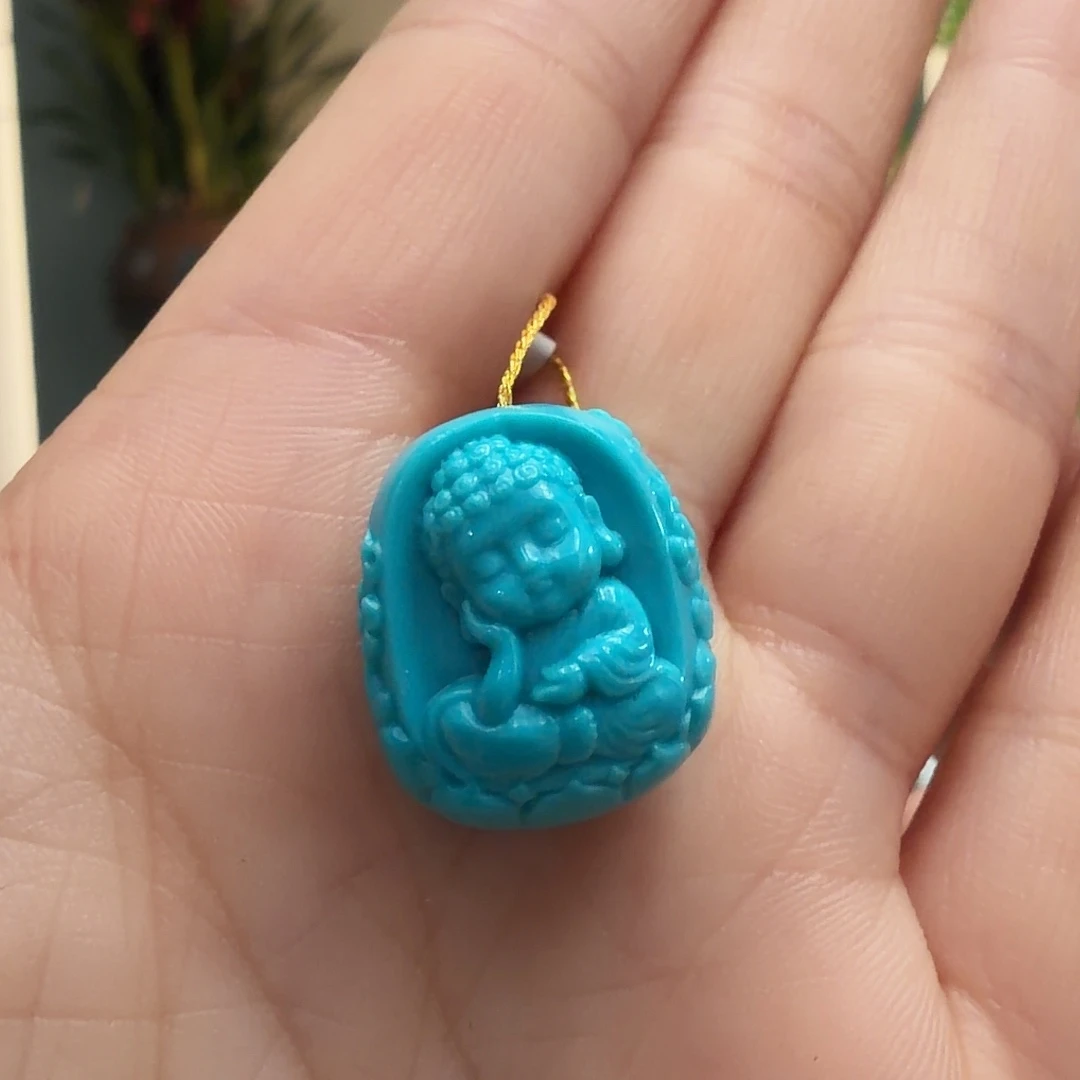 绿松石未镶嵌颈饰