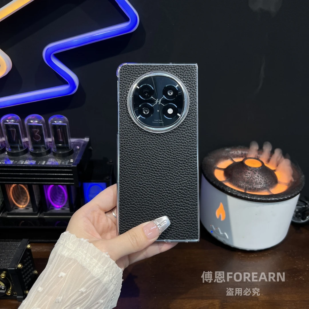 适用于OPPOFindN5手机壳真皮findn5折叠屏保护套超薄后壳奢华简约