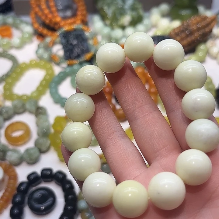 蛇纹石玉未镶嵌手串