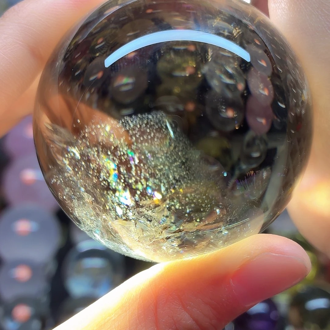 水晶未镶嵌珠宝半成品金茶61爆彩