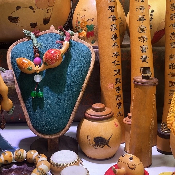 香榧木鱼*子葫芦项链