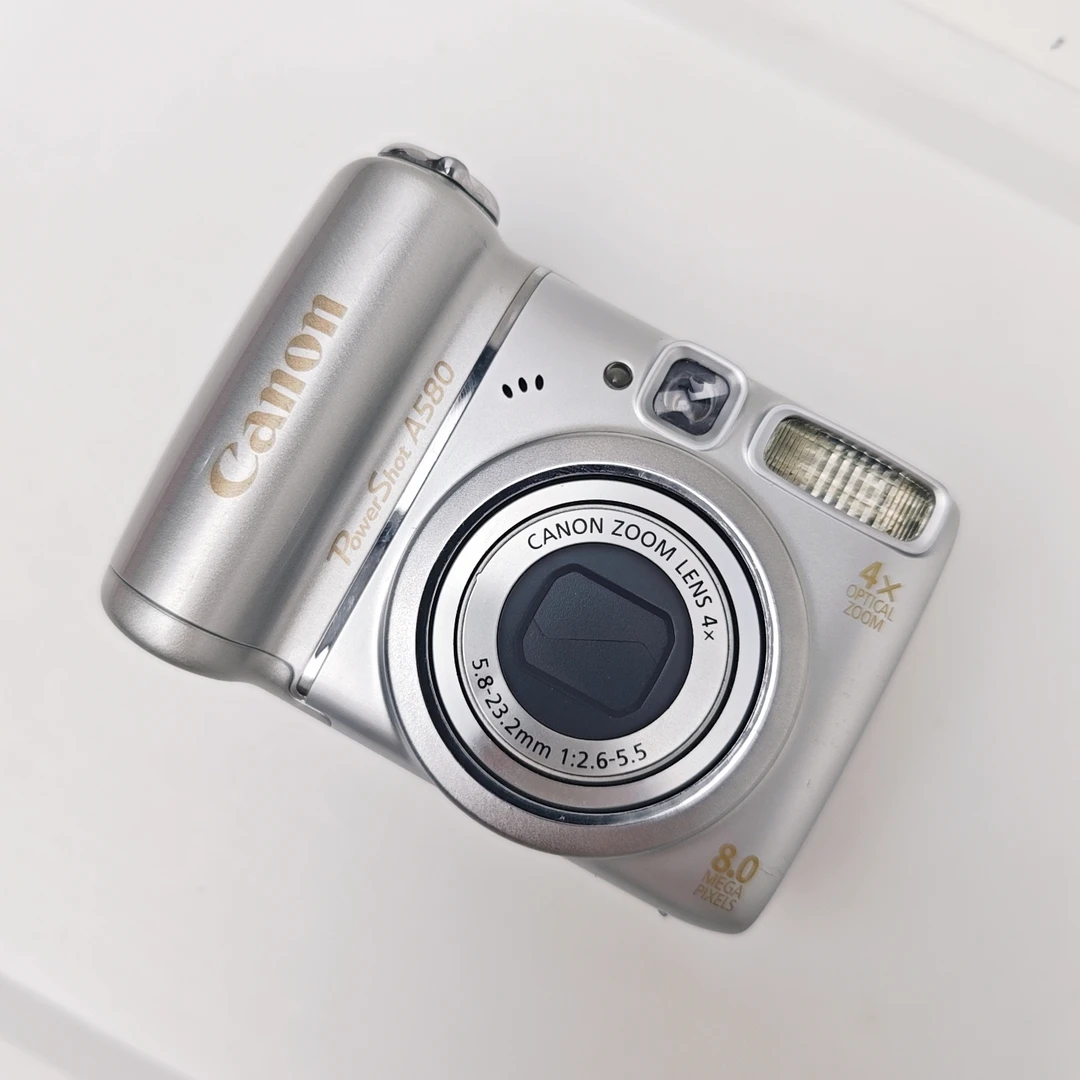 9新 Canon/佳能 a580奶油肌白 800万像素5倍变焦 自备五号电池