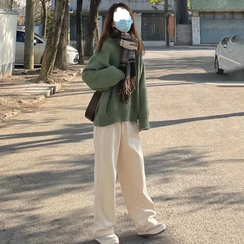 秋冬季韩剧茶系奶系穿搭一整套气质时尚盐系高级感温柔小香风奶乖