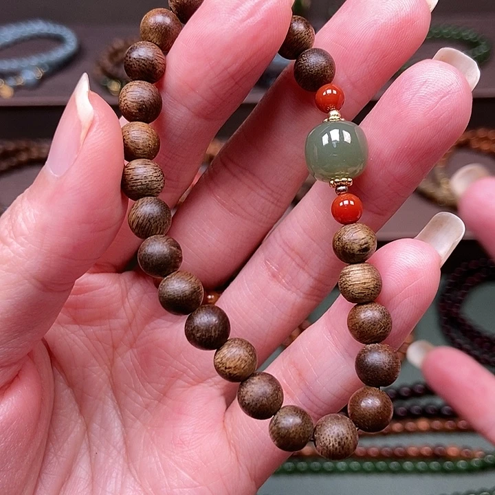 未镶嵌手串沉香0.6