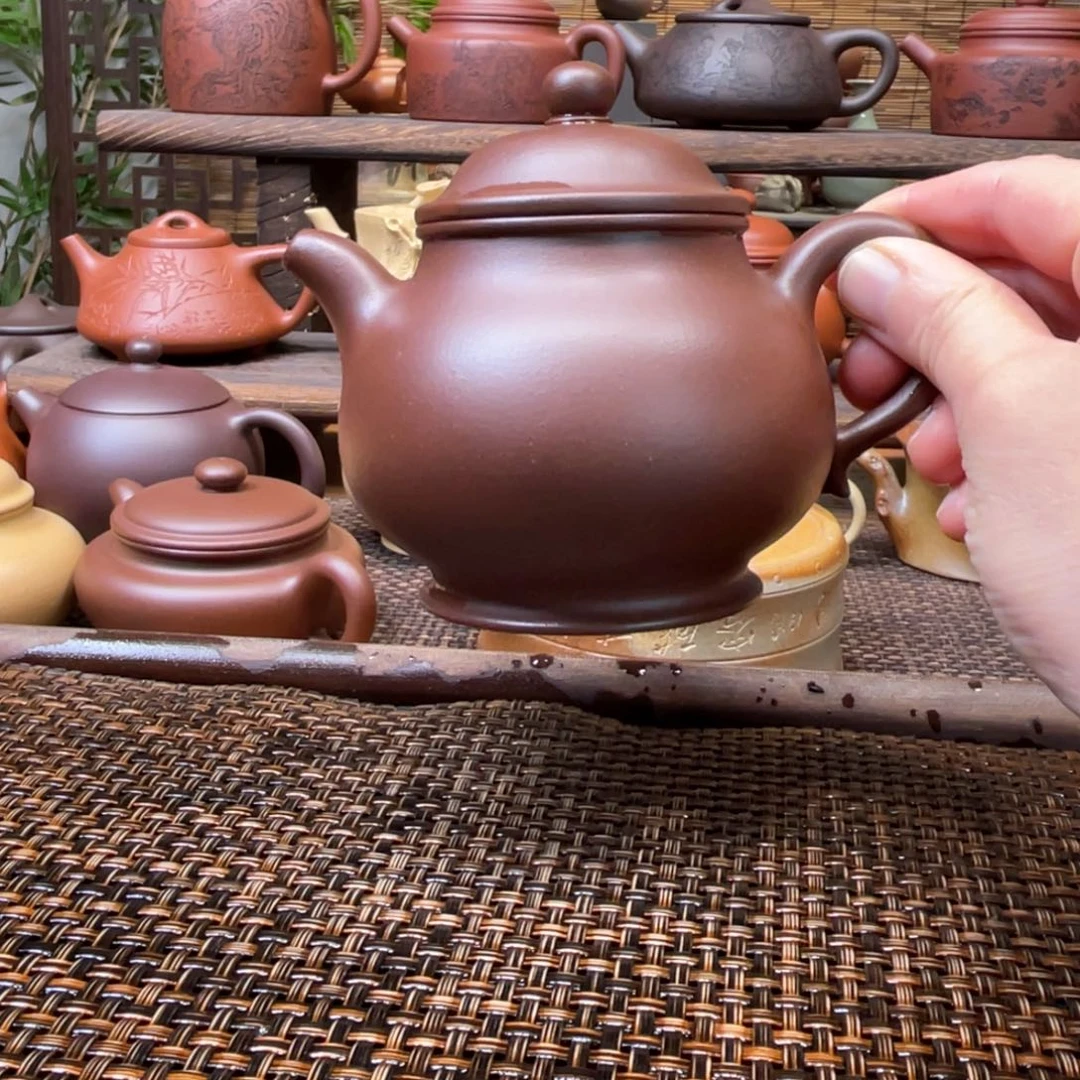 茶壶紫砂宜兴原矿紫砂手工制260