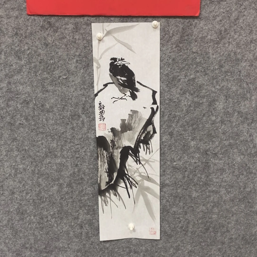 国画缪新龙国画花鸟作品