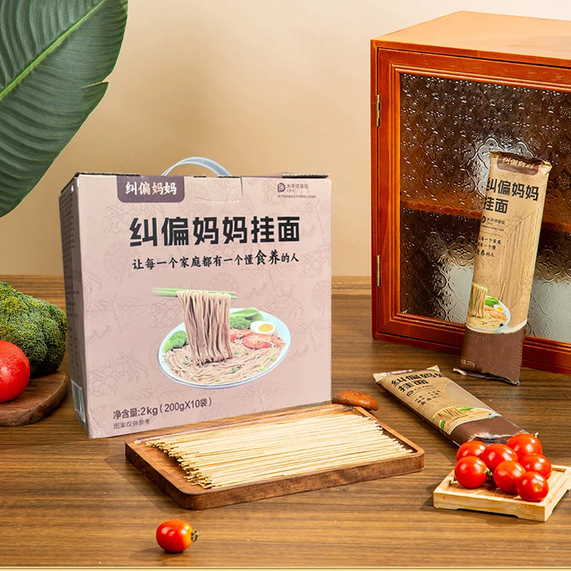 吴妈妈推荐纠偏妈妈工厂健康食品杂粮挂面早餐速食