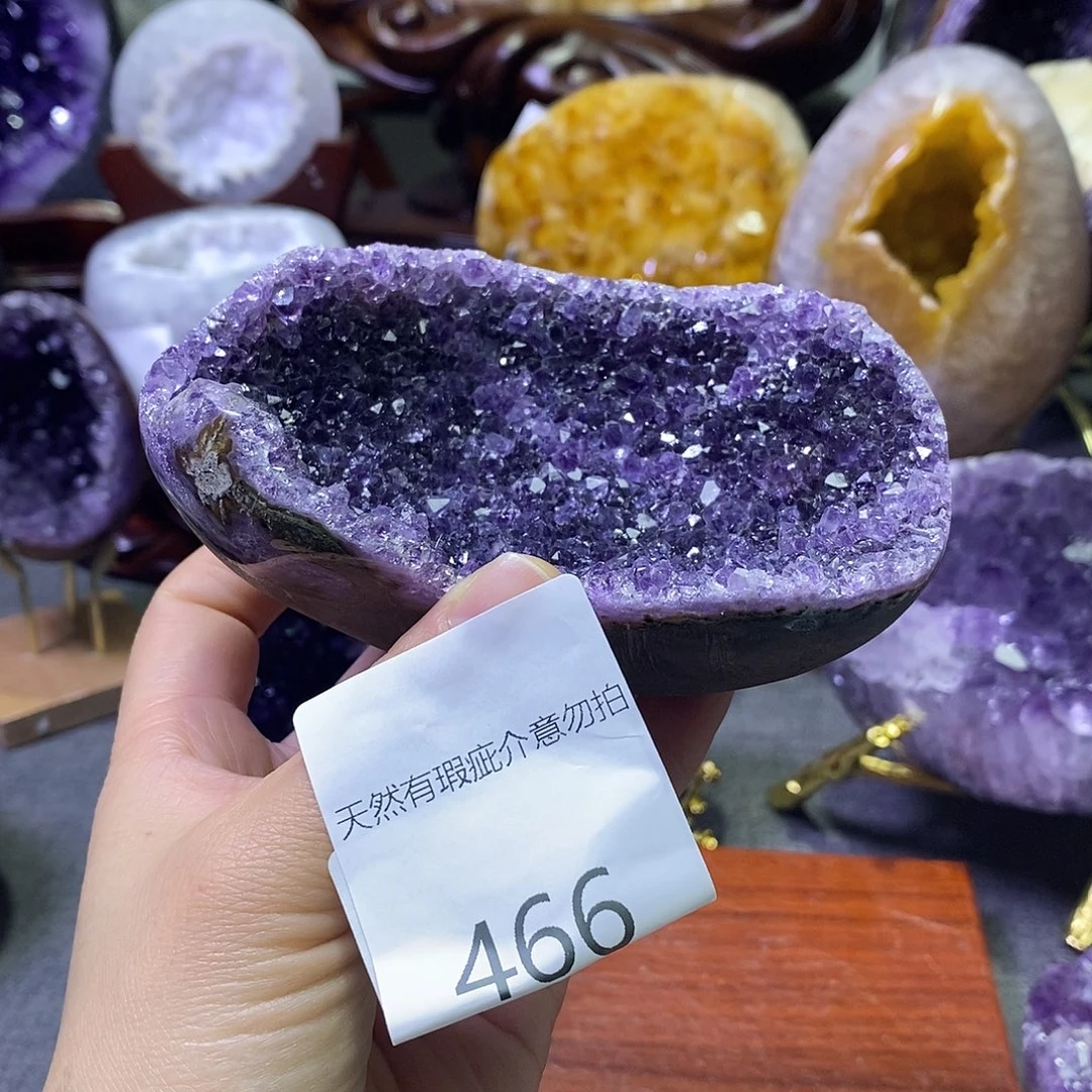 风****未镶嵌珠宝半成品紫晶