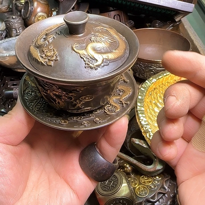 铜器办公室茶室摆件