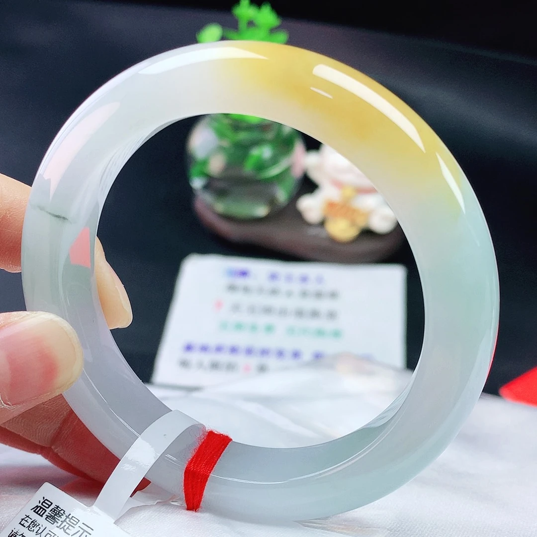 未镶嵌手镯翡翠58圈