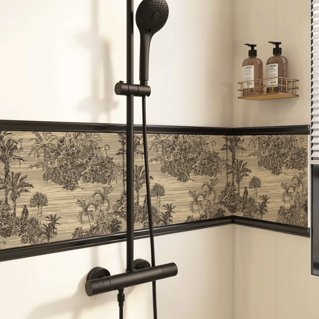 法式复古墙贴防水防潮自粘墙面美化装饰墙纸柜子翻新改造贴纸