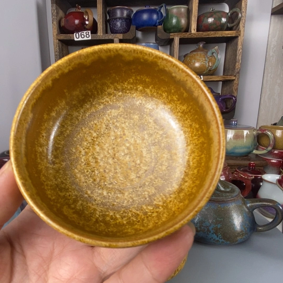 中国神后钧瓷茶具处理