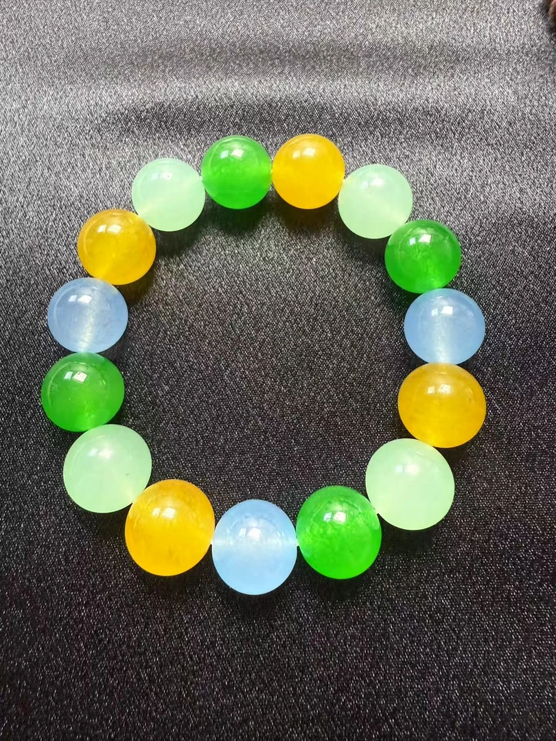 卡12+糖果色珠子 （16颗）散珠配件批发项链手串多样性发货