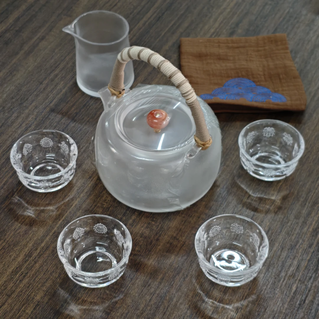 【水晶村好物】熔炼水晶茶水具套装 040