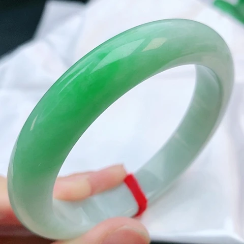 未镶嵌手镯翡翠57圈口882923