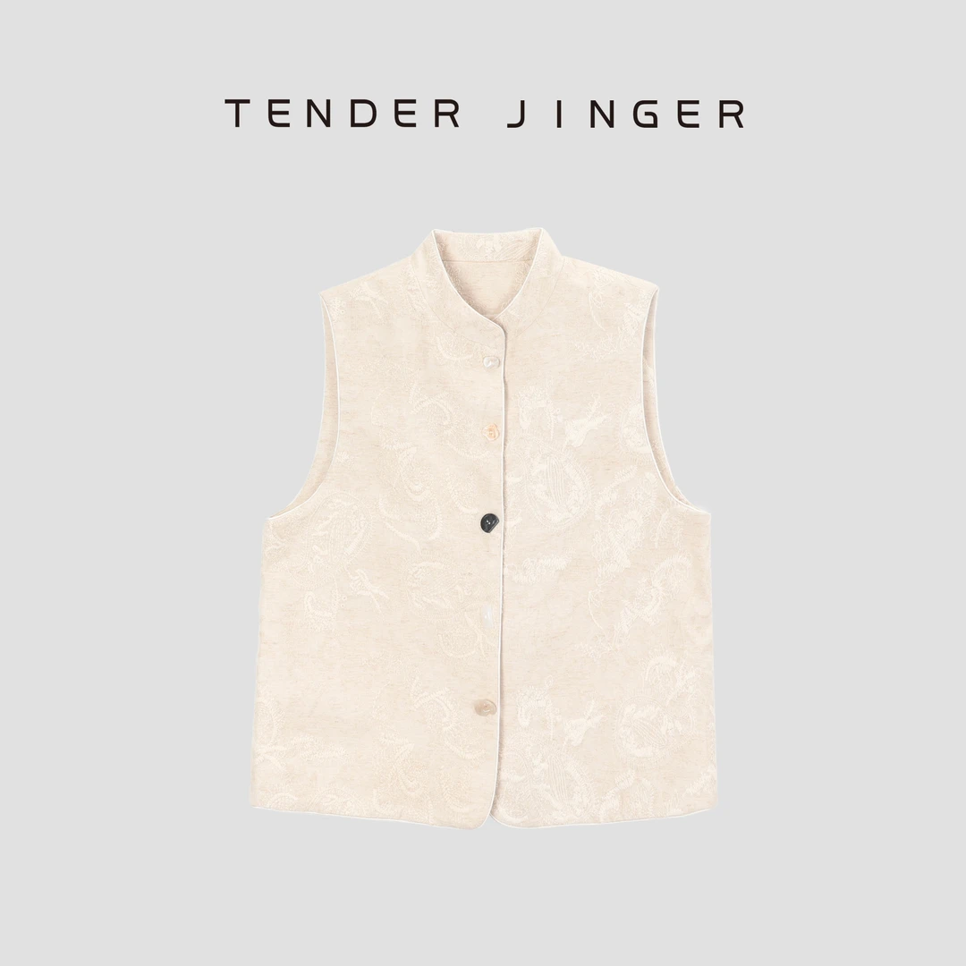 新中式重工刺绣国风马甲T51YMS80122