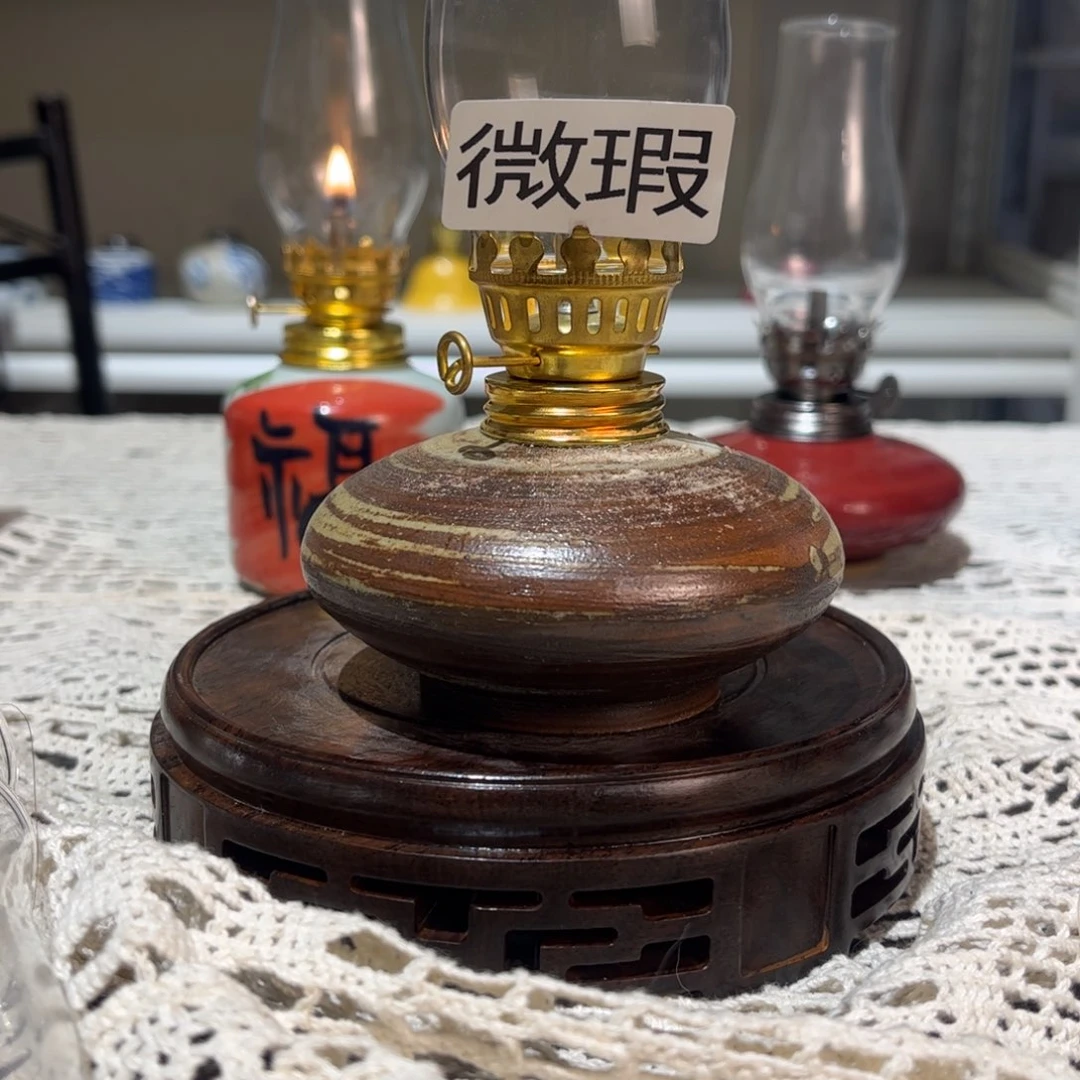 摆件景德镇陶瓷香薰灯