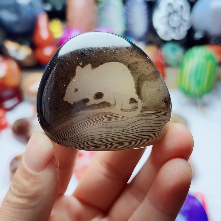 未镶嵌玛瑙/玉髓珠宝奇石