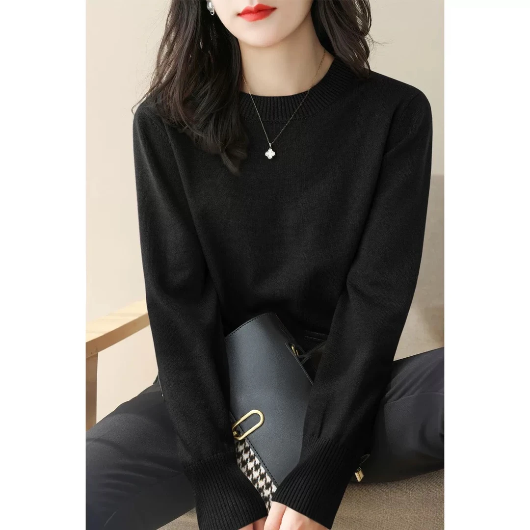 韩系YY长袖针织打底衫