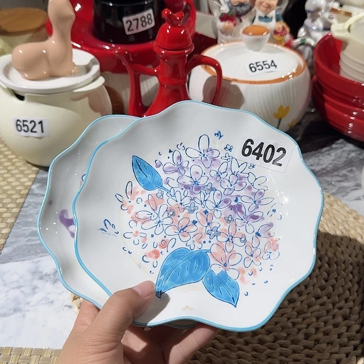 瓷微瑕陶瓷满15包邮6402