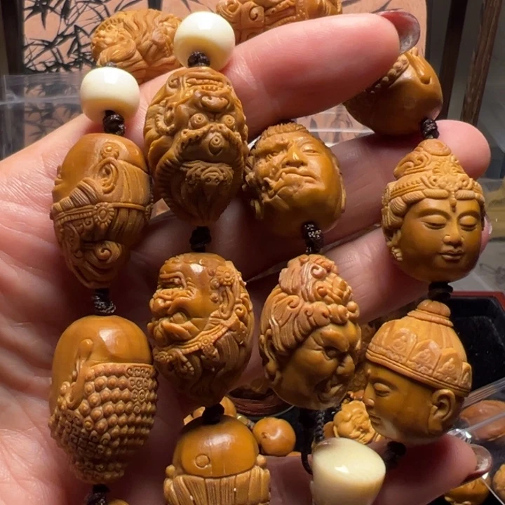 手串/手链橄榄核手工万佛手持