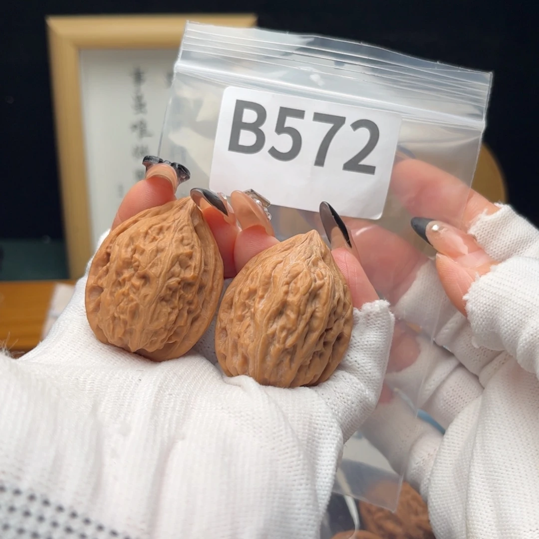 文玩核桃把件32瓷瓶鸭嘴b572